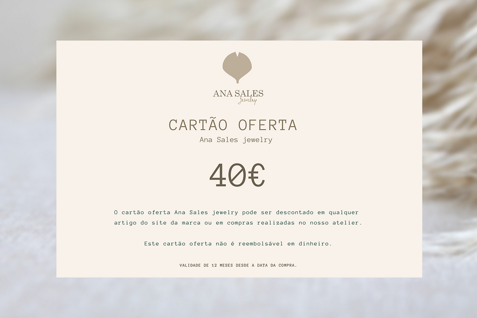 Cartão Oferta 40€