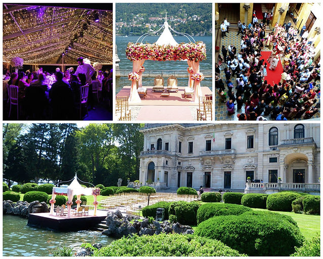 Lake Como hindu wedding