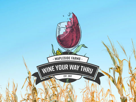 Wine Your Way Thru logo design, tasting cards and marketing graphics