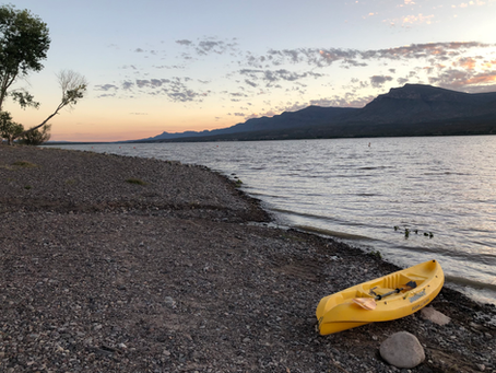 Equinox sunrise prayer paddle