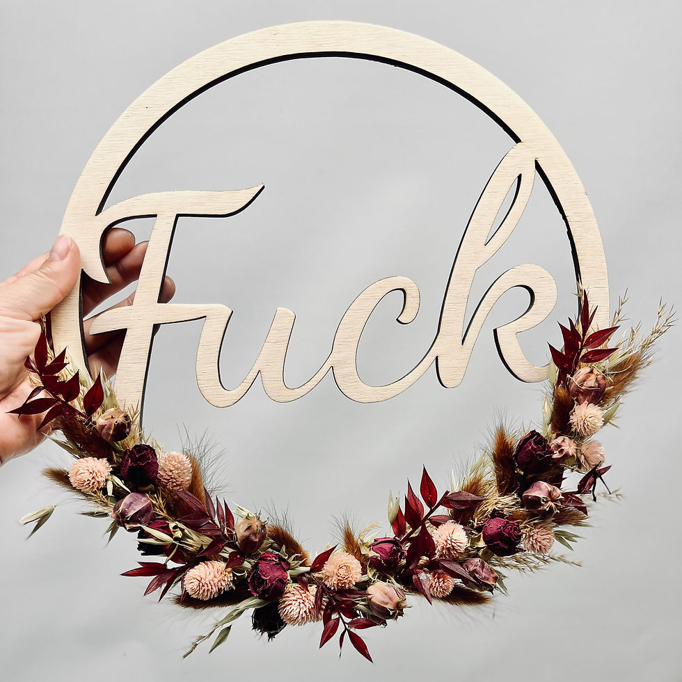 Thumbnail: Flowerhoop gepersonaliseerd met jouw tekst