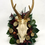 Thumbnail: Crimson - Roebuck skull wall hanger