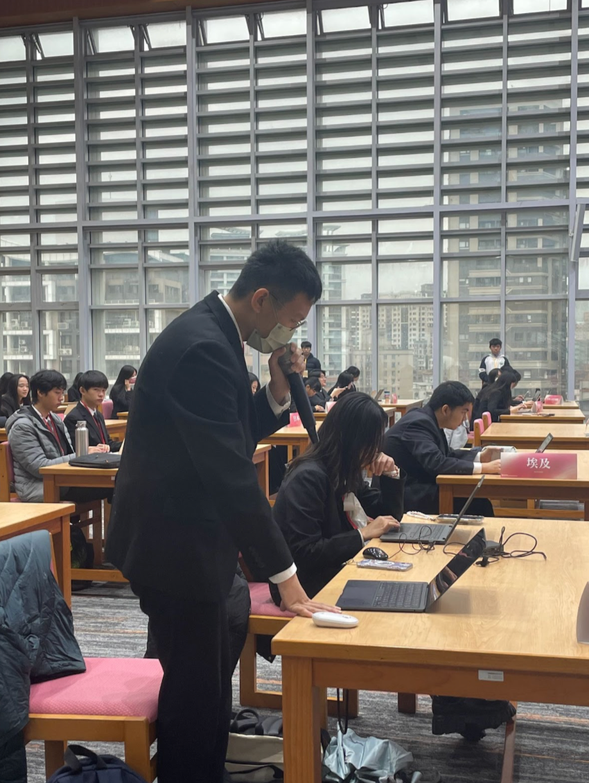 圖片:歐盟代表發言