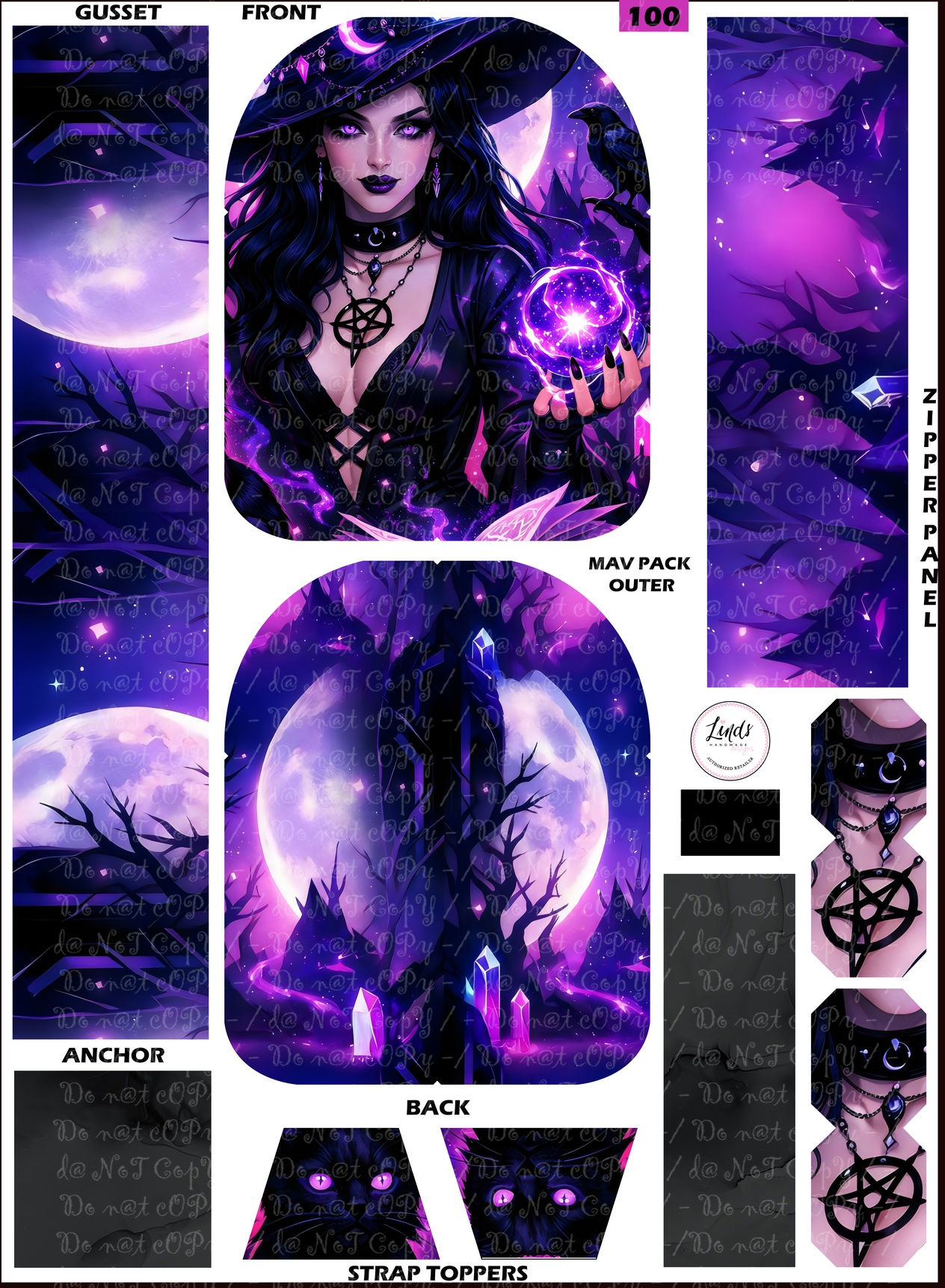 Hex Witch MAV Pack Panels