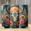 Thumbnail: Western Sublimation Boho Skull Tumbler Wrap Skull 20oz Skinny Tumbler PNG