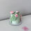 Thumbnail: sage green/ pink floral 4” mini cake 