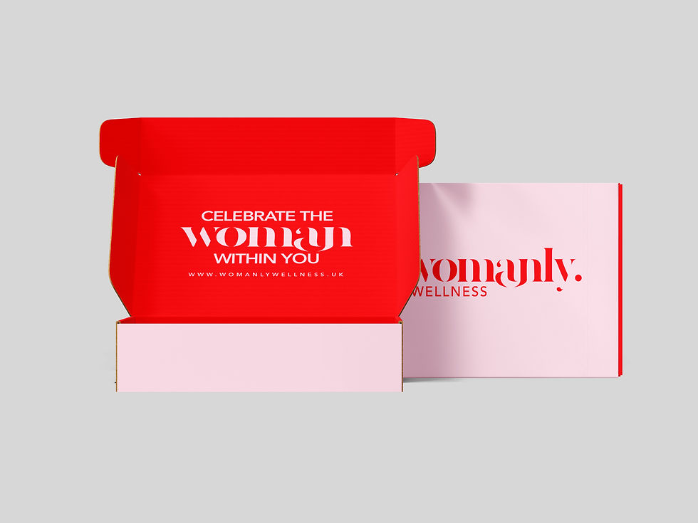 WOMANLY Box Mockup