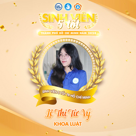 🌟 CHUYÊN MỤC GƯƠNG SÁNG 5 TỐT UEL - SỐ 11 - SINH VIÊN LÊ THỊ TỪ VY - KHOA LUẬT XUẤT SẮC ĐẠT DANH HIỆU SINH VIÊN 5 TỐT THÀNH PHỐ HỒ CHÍ MINH NĂM 2024