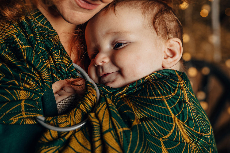 Miniaturbild: RING SLING DECO - GOLDEN MOSS