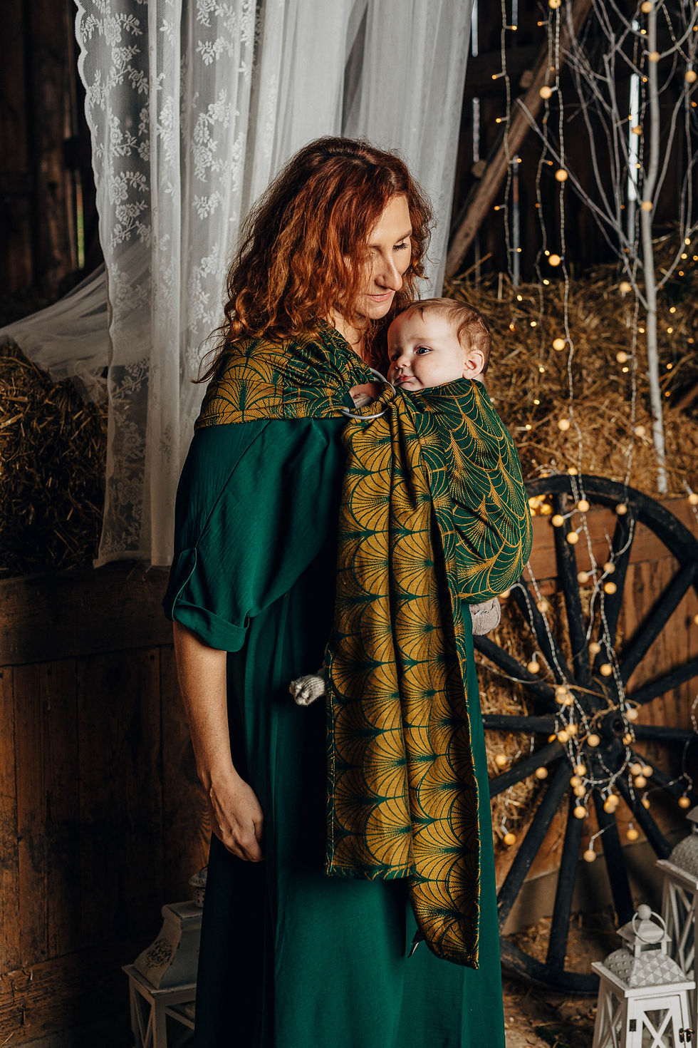 Miniaturbild: RING SLING DECO - GOLDEN MOSS