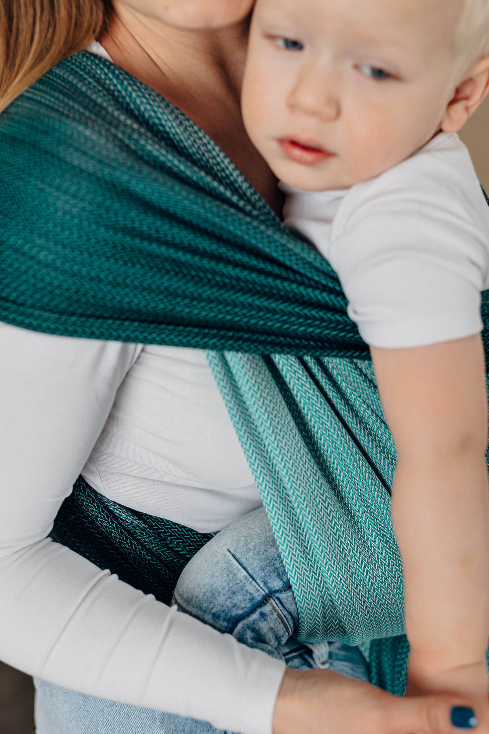 Miniaturbild: LITTLE HERRINGBONE - OMBRE GREEN