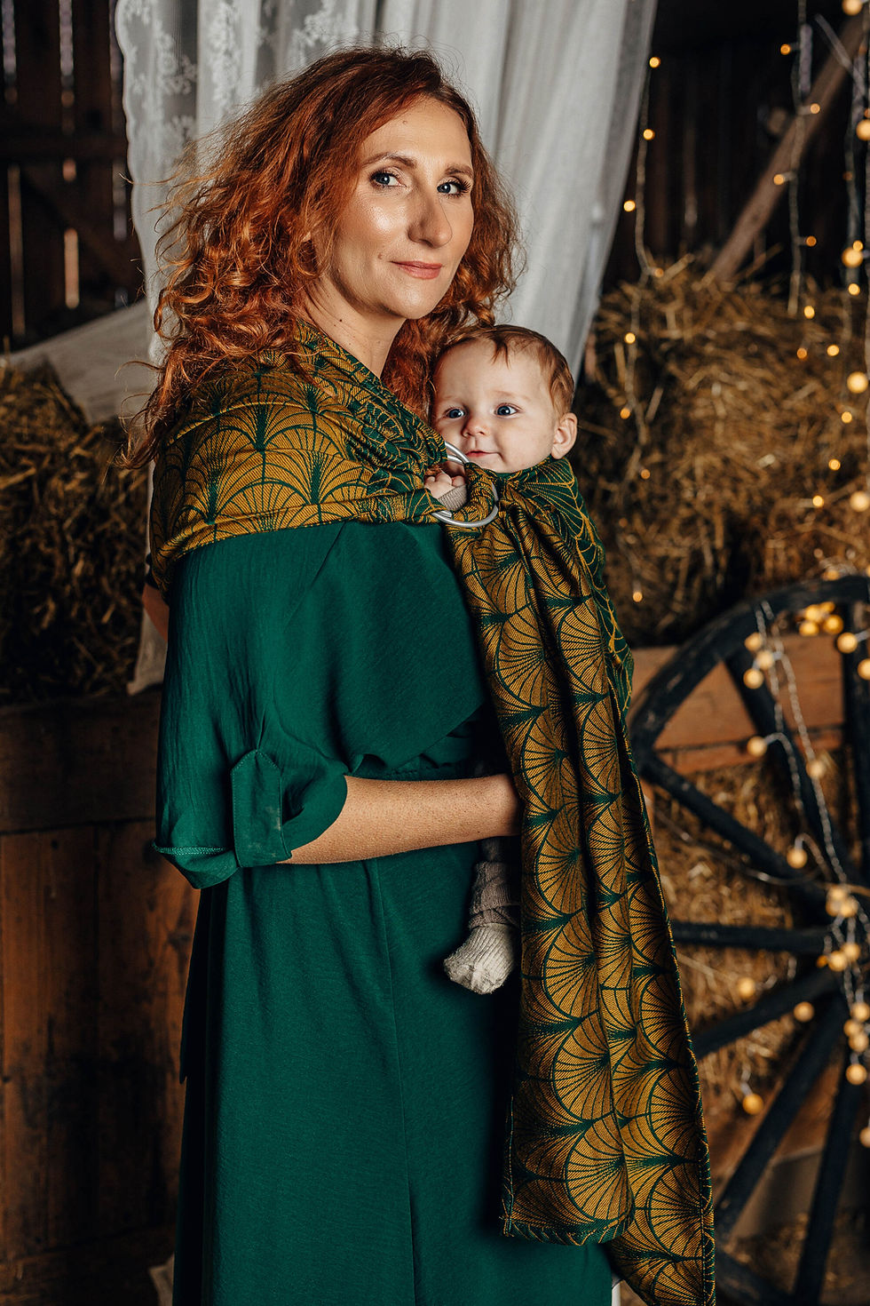 Miniaturbild: RING SLING DECO - GOLDEN MOSS