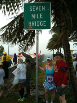 At the Canceled 7 Mile Bridge Run, Florida Keys