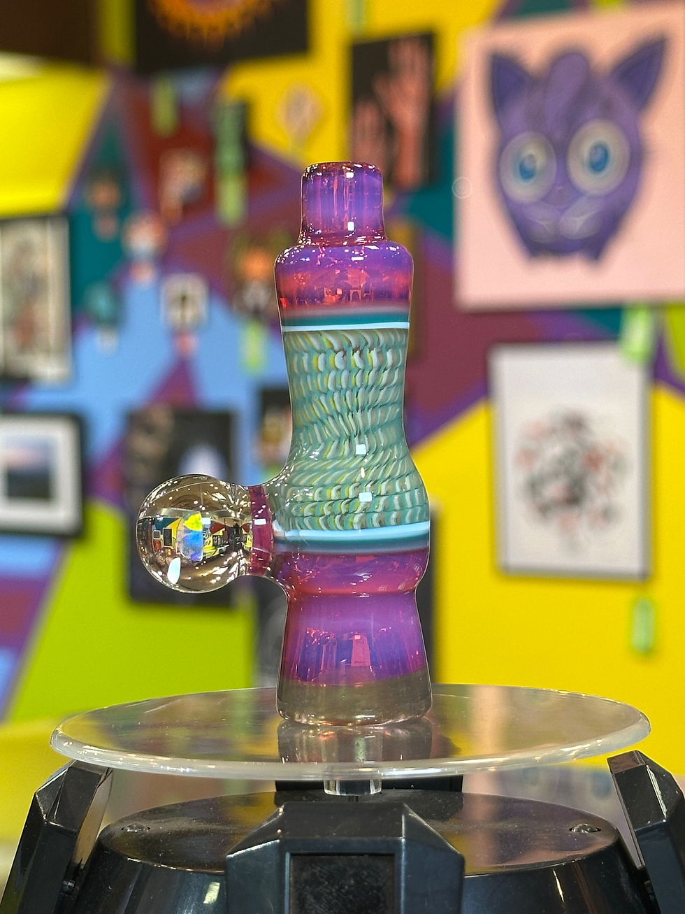 Thumbnail: Heady Pink Chillum w/ LG Opal