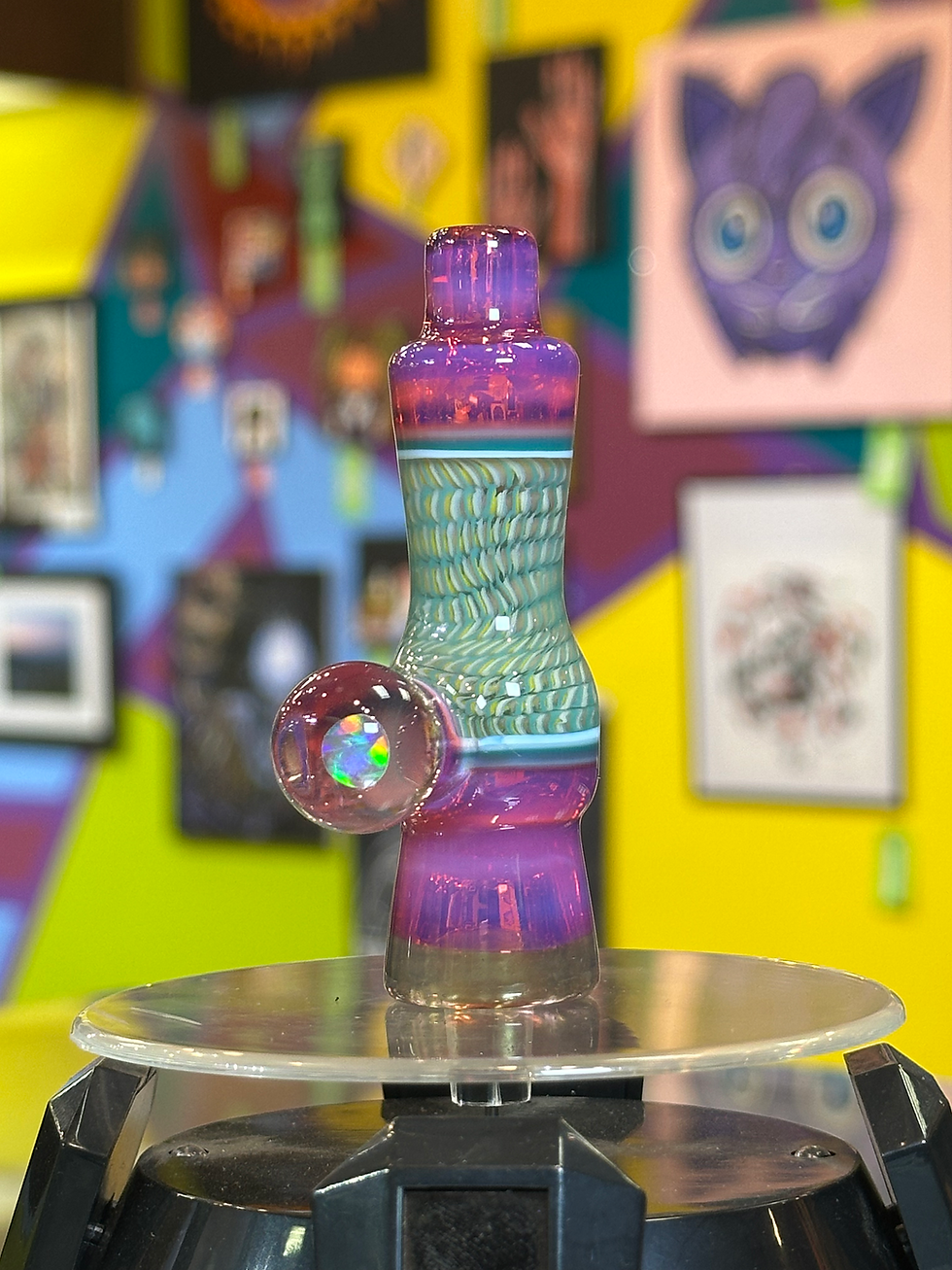 Thumbnail: Heady Pink Chillum w/ LG Opal