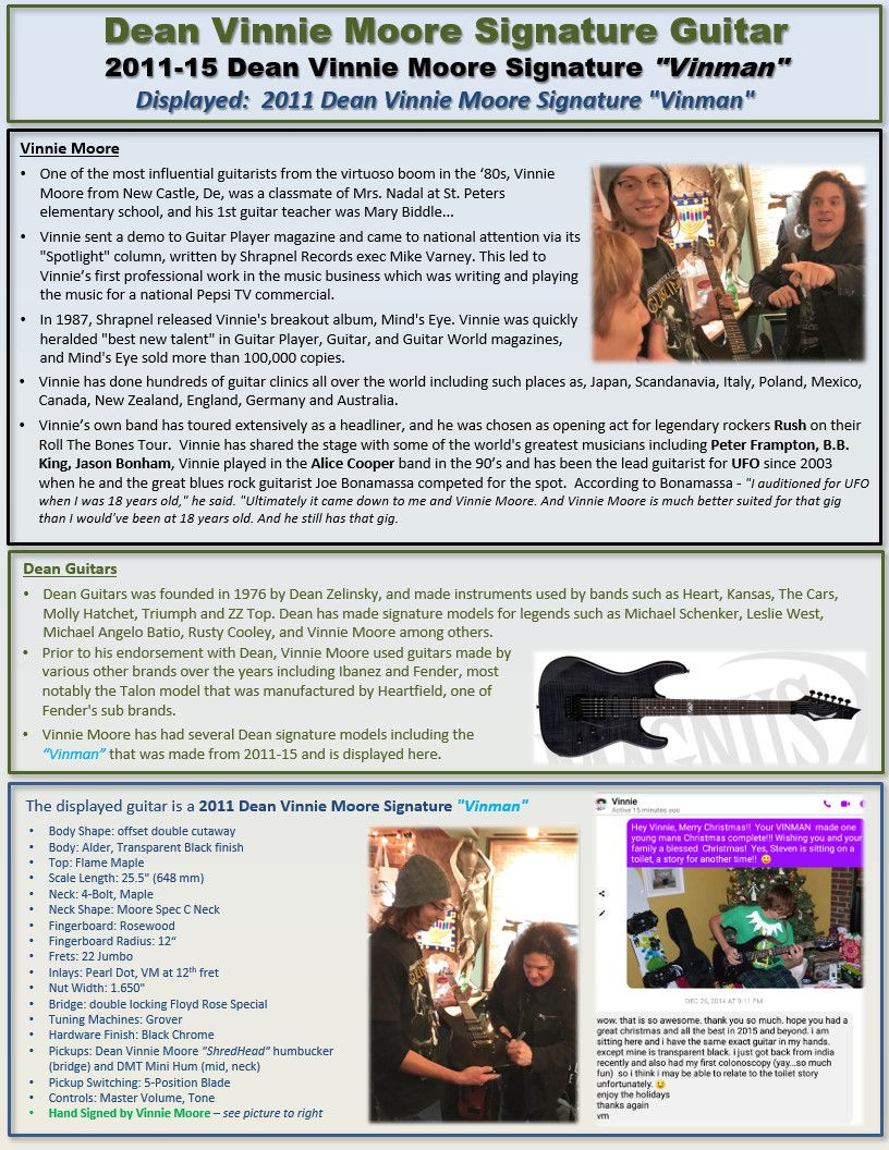 Thumbnail: 2008+ Dean Vinnie Moore Signature "Vinman"