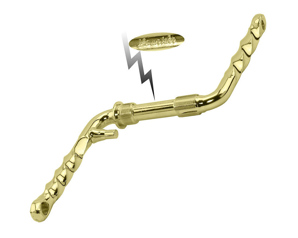 LOWRIDER TWISTED ONE/PIECE CRANK 5 1/2 (140MM) GOLD