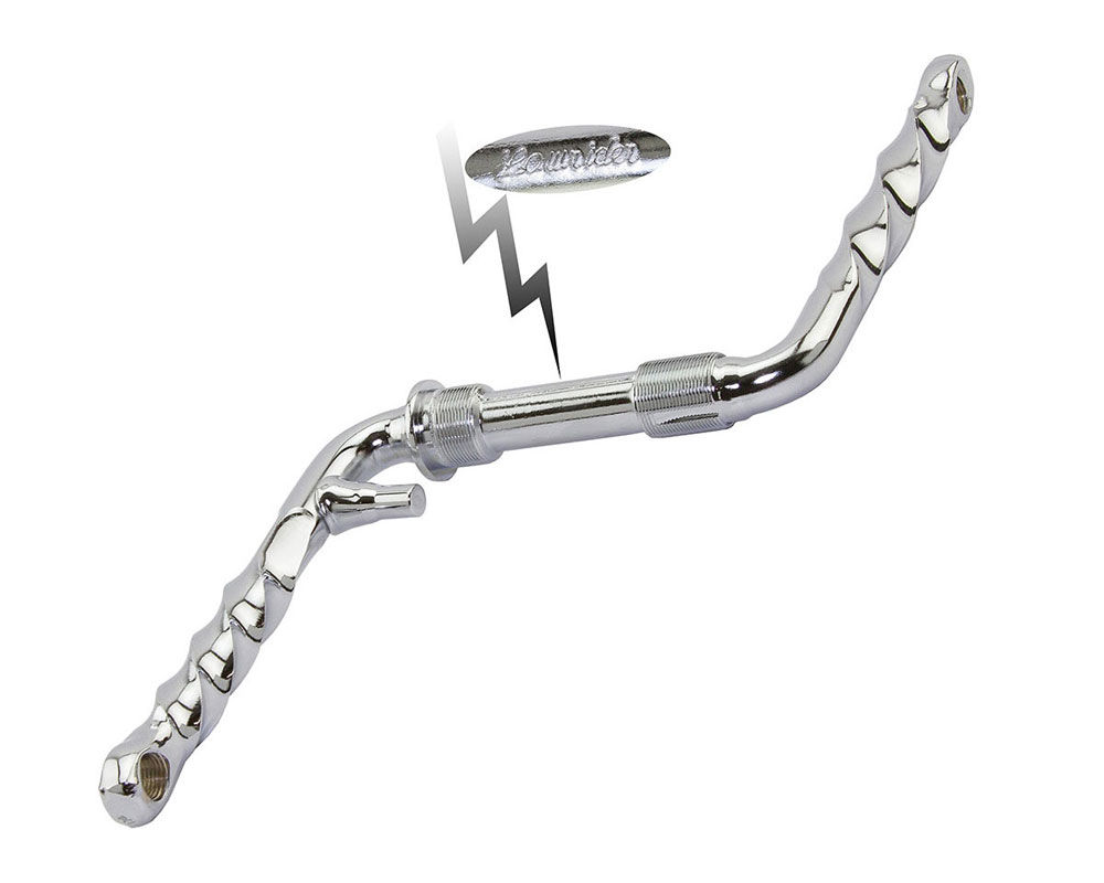 LOWRIDER TWISTED ONE/PIECE CRANK 5 1/2 (140MM) CHROM