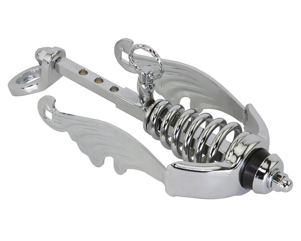 SPRING FORK SLAMMER W/WING EXTENDED CROWN CHROME