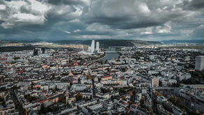 Luftaufnahme von Basel