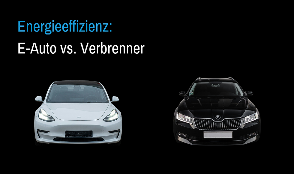 Energieeffizienz: E-Auto vs. Verbrenner