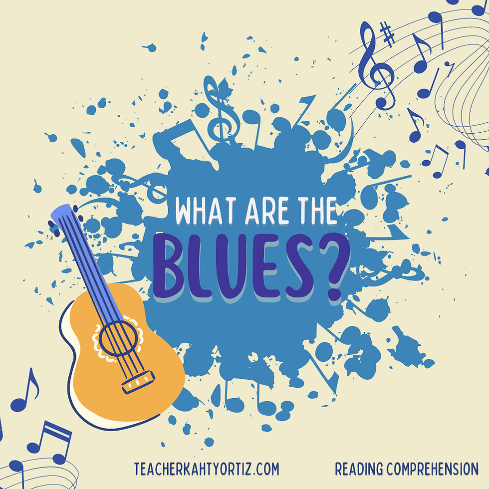 Thumbnail: What are the blues? Reading Comprehension Lesson