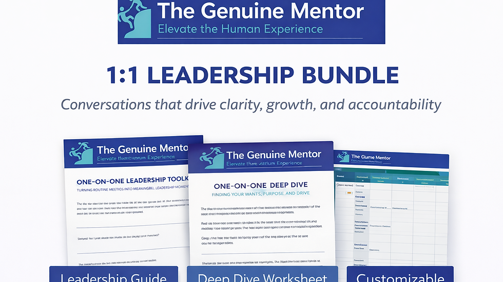 1:1 Leadership Bundle