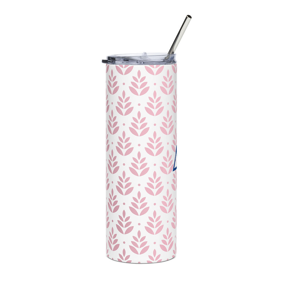 Thumbnail: Petals and Patterns Collection 20 oz. Stainless steel tumbler
