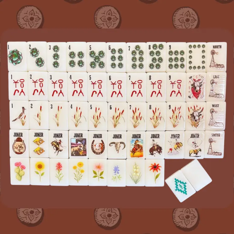Wild West Mahjong Tiles