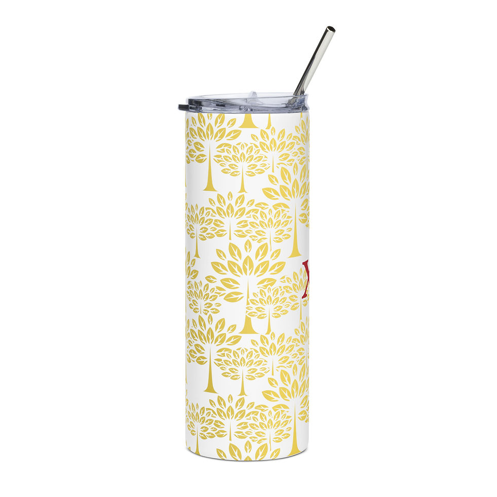 Thumbnail: Petals and Patterns Collection 20 oz. Stainless steel tumbler