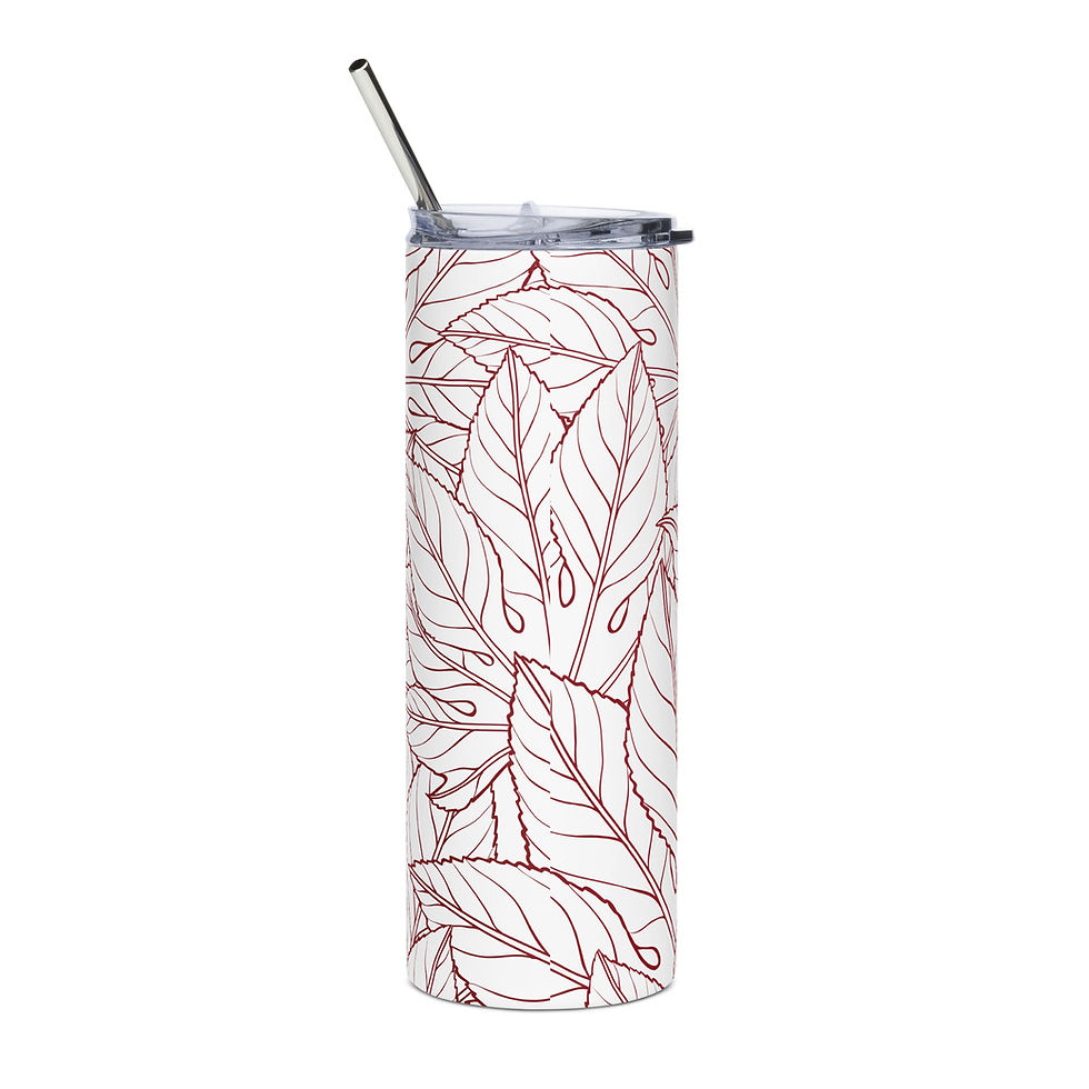 Thumbnail: Petals and Patterns Collection 20 oz. Stainless steel tumbler