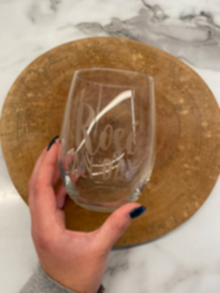 Custom Wine Glass (Stemless)
