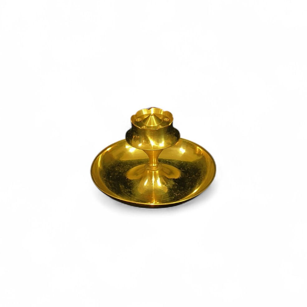 PUNYAPAATRA Brass Sampat Agardaan (Agarbatti Stand)