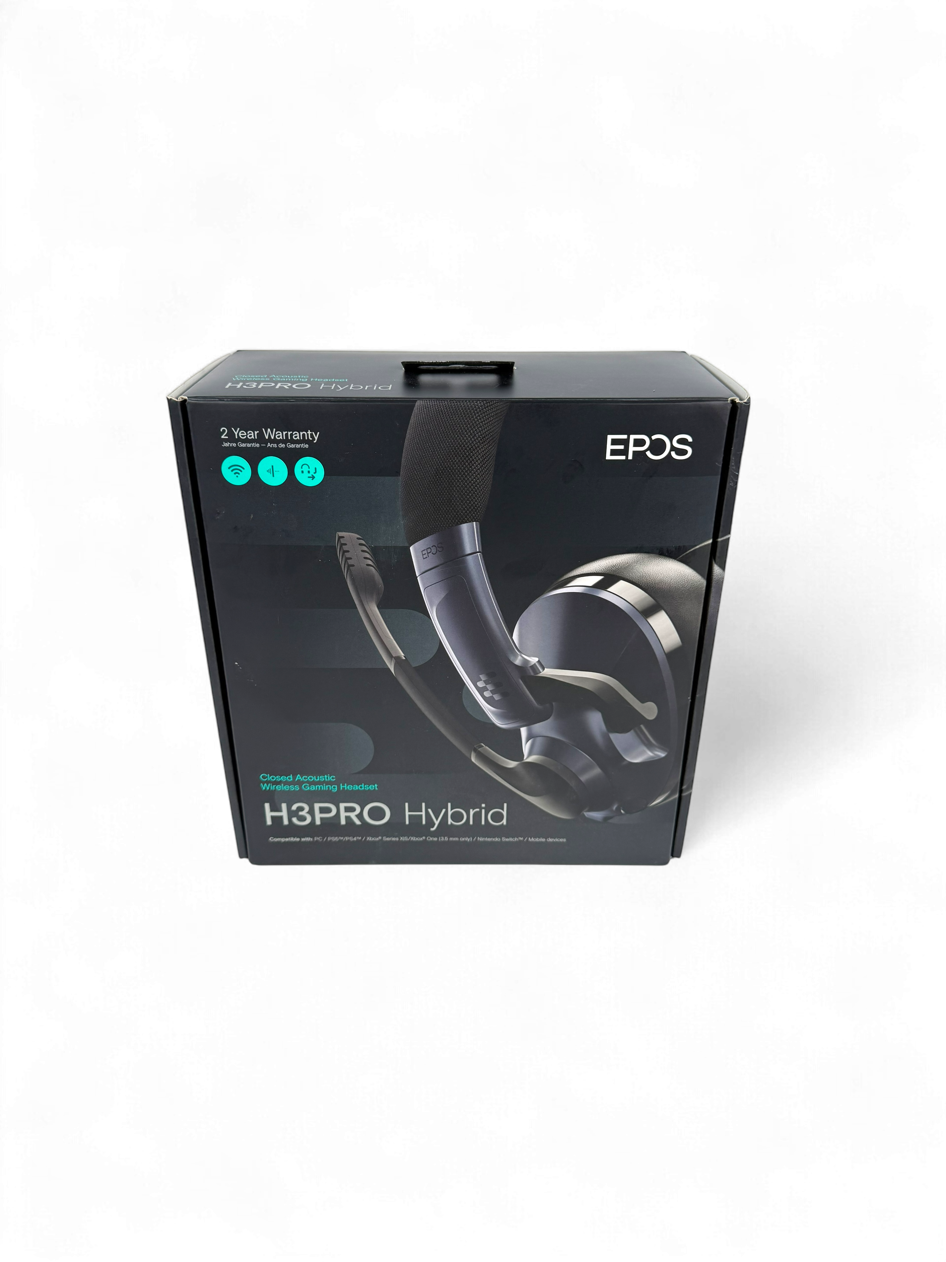EPOS H3 Closed Acoustic Gaming Headset with Noise-Cancelling Microphone - Plug &