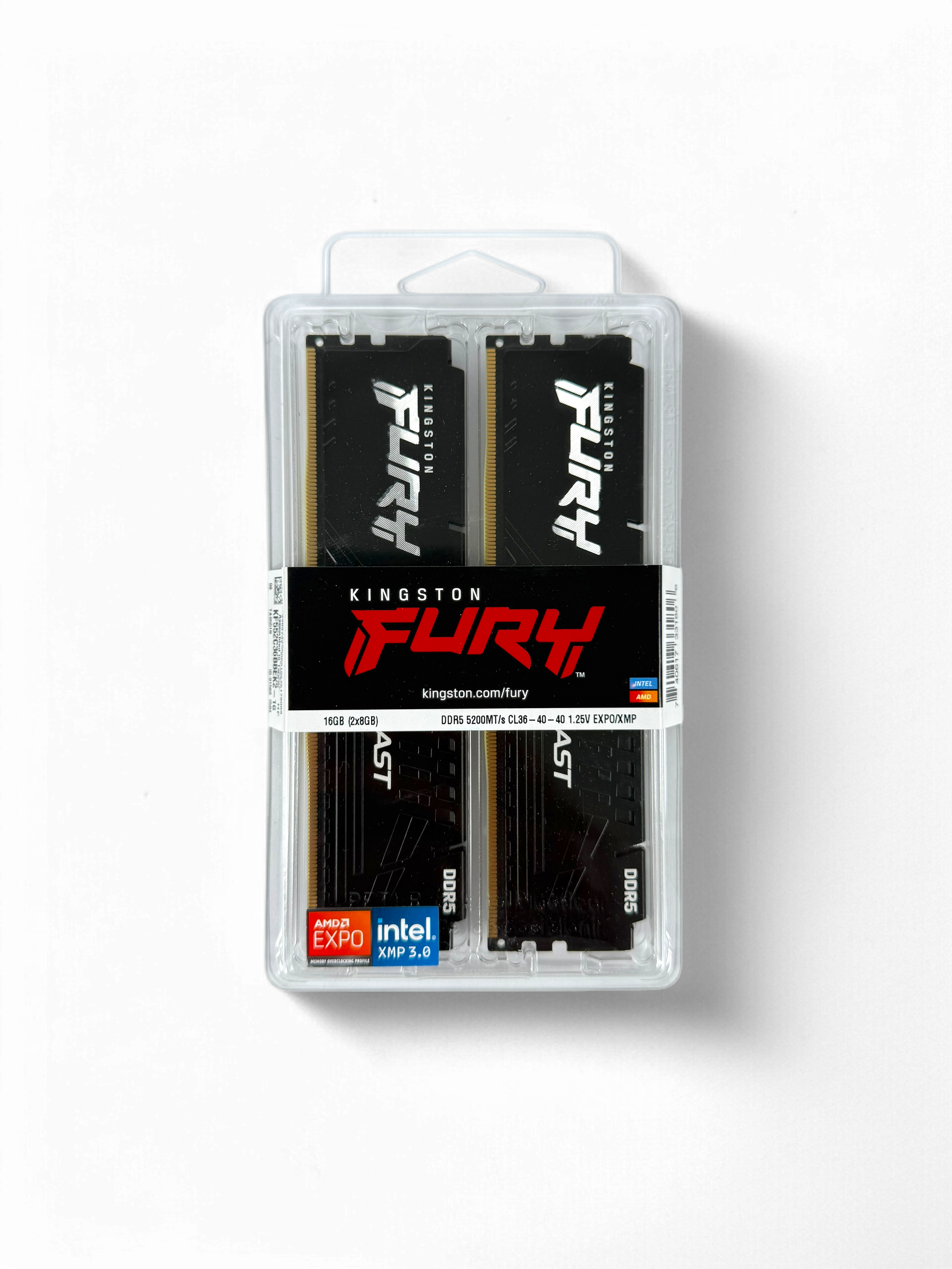 Kingston FURY Beast KF552C40BBK2-16 16GB DDR5 5200MT/s DIMM