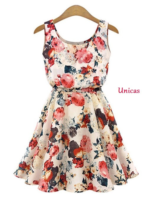 Vestido floreado