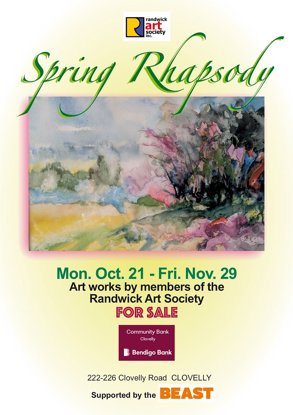 Bendigo Bank Exhibition "Spring Rhapsody"