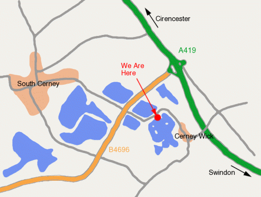 Find Us - Cerney Wick