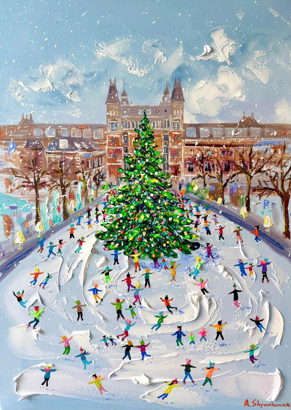 Ice rink Amsterdam, Netherlands 