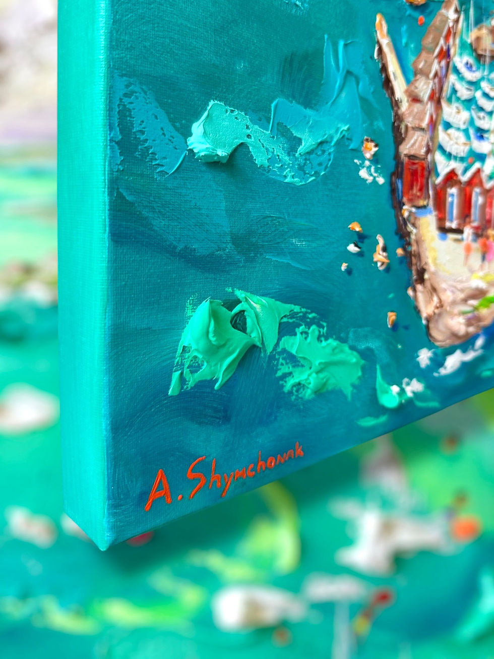 Thumbnail: Commission painting for Daniel/ Summer Breeze in Träslövsläge, Sweden /