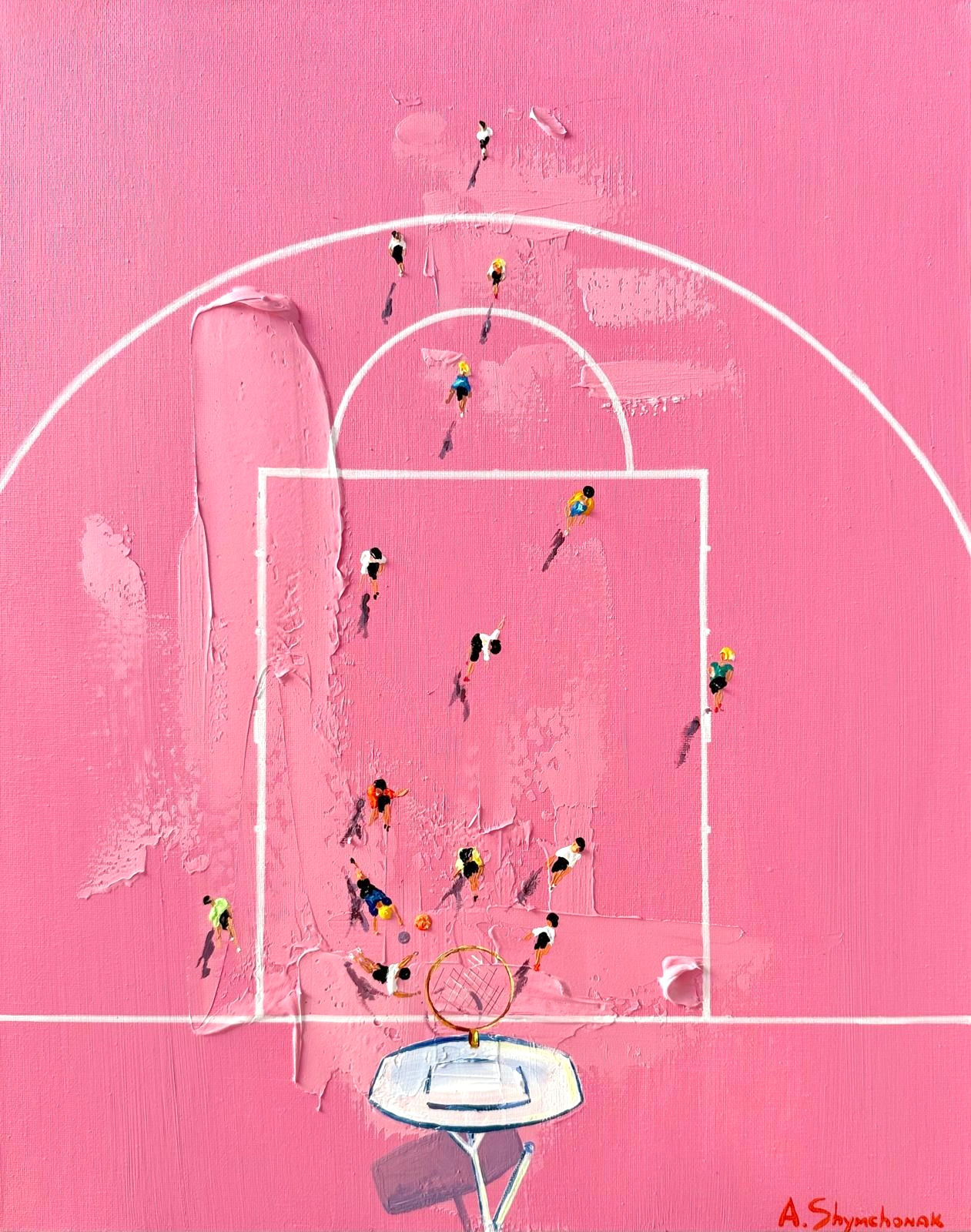 Sky view basketball