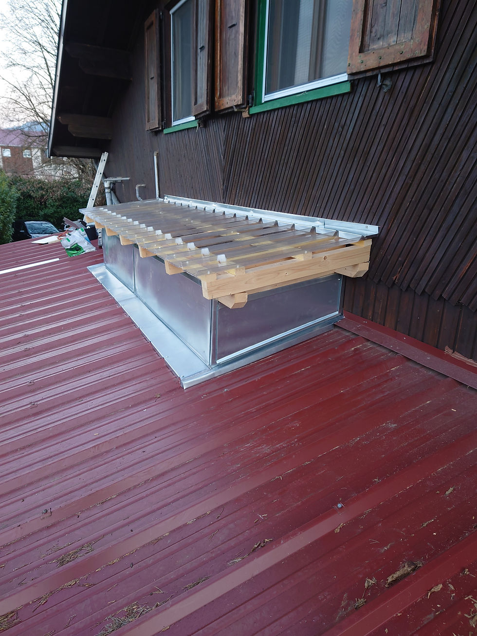 Réhausse de toiture _ QG Créa Bois