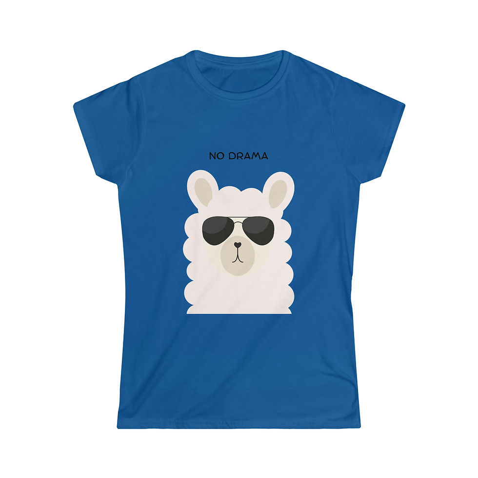 Thumbnail: No Drama Lama - Women's Cut Softstyle Tee