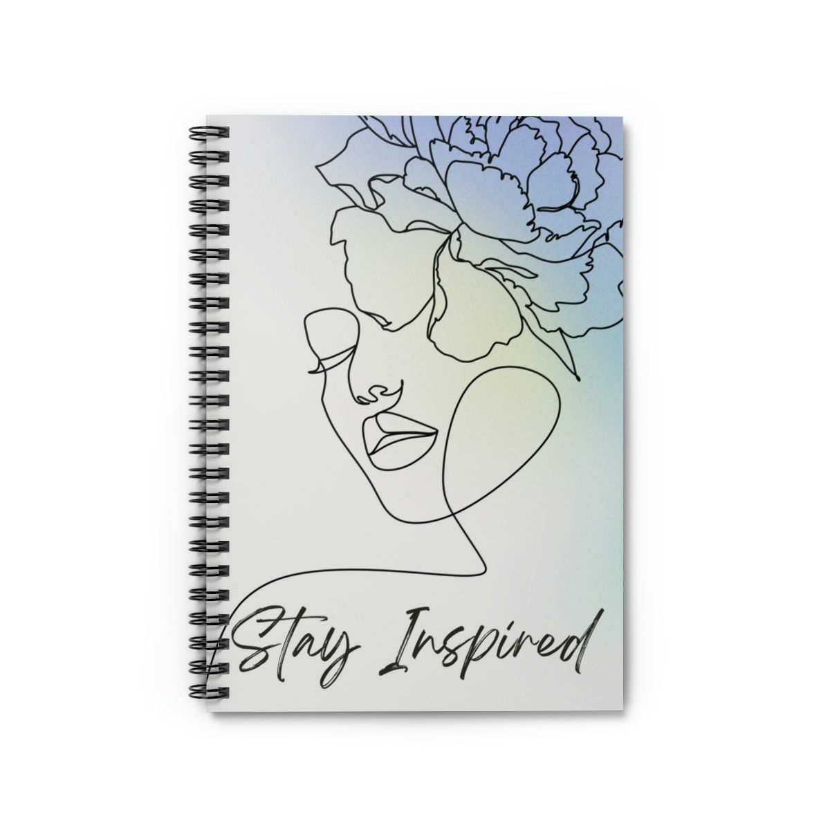 Stay Inspired Spiral Notebook - Ruled Line