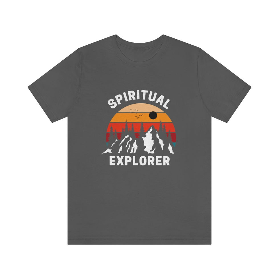 Thumbnail: Spiritual Explorer Mountains - Men's Cut Jersey Short Sleeve Tee