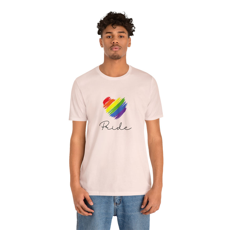 Thumbnail: Heart Pride - Men's Cut Jersey Short Sleeve Tee