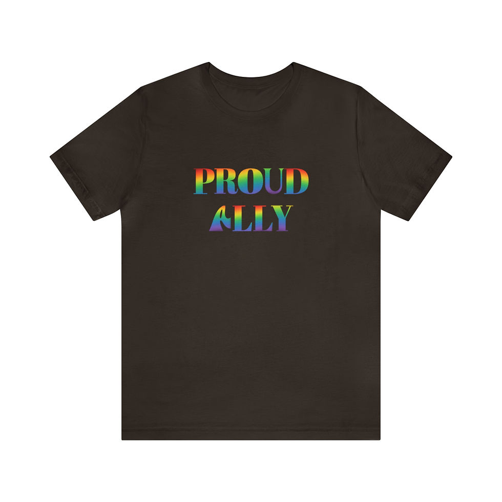 Thumbnail: Proud Ally - Men's Cut Jersey Short Sleeve Tee