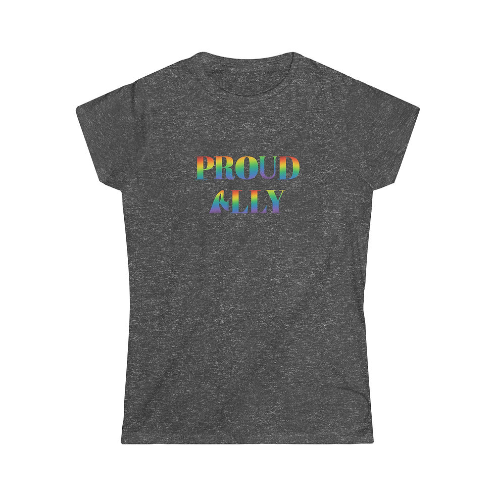 Thumbnail: Proud Ally - Women's Cut Softstyle Tee