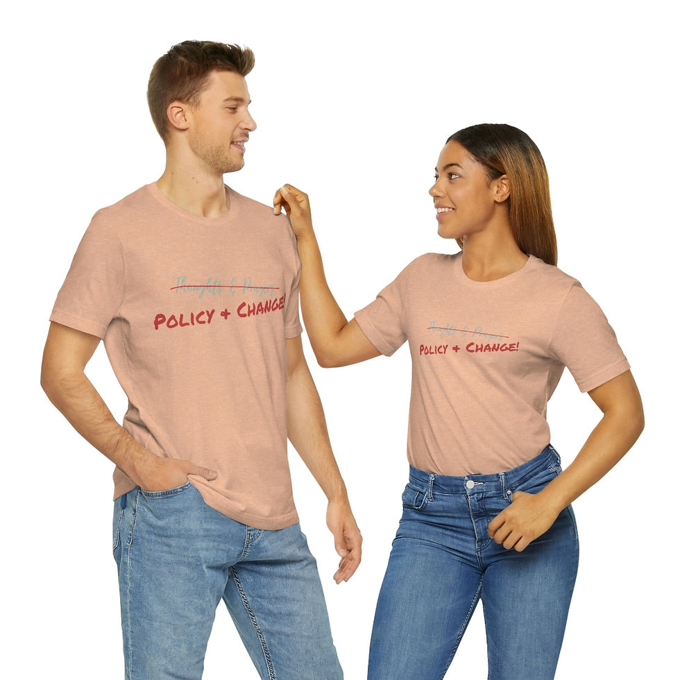 Thumbnail: Policy & Change - Men's cut Jersey Short Sleeve Tee