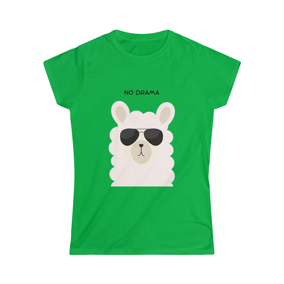 Thumbnail: No Drama Lama - Women's Cut Softstyle Tee